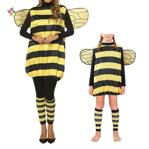 Kids Adult Bumblebee Costume Party Halloween Costumes  Bee Halloween Costumes