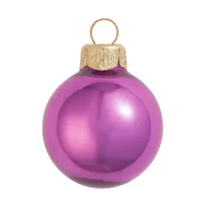 Whitehurst 2-Piece 6" Glass Ornament, Pearl Finish