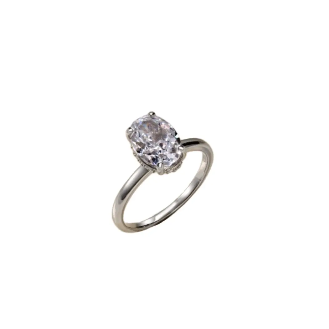 Beautiful Silver Diamond Ring for Women - Perfect Gift for Occasions