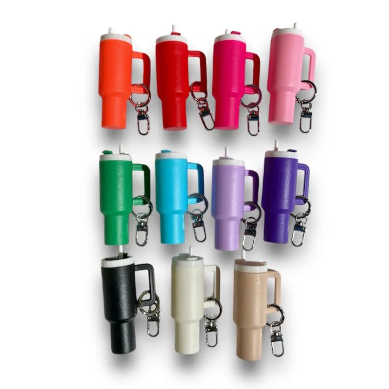 Tumbler Keychain and Chapstick Holder for Convenient Storage - Perfect for Travel and Everyday Use - Water Bottles, Mug