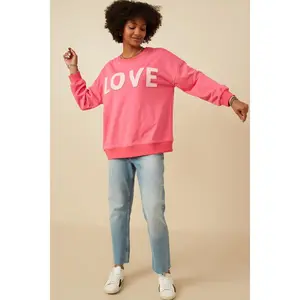 LOVE Patched Sweatshirt