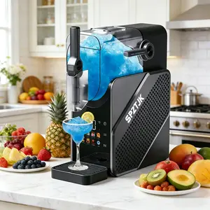 SPZTJK Slushie Machine, All-in-One Frozen Drink Maker | 2.5L Large Capacity, Colour Touch Display, Temp Adjust, 24hr Chill, Auto Clean, Perfect for Slush, Cocktails, Frappés & Soft Ice Cream