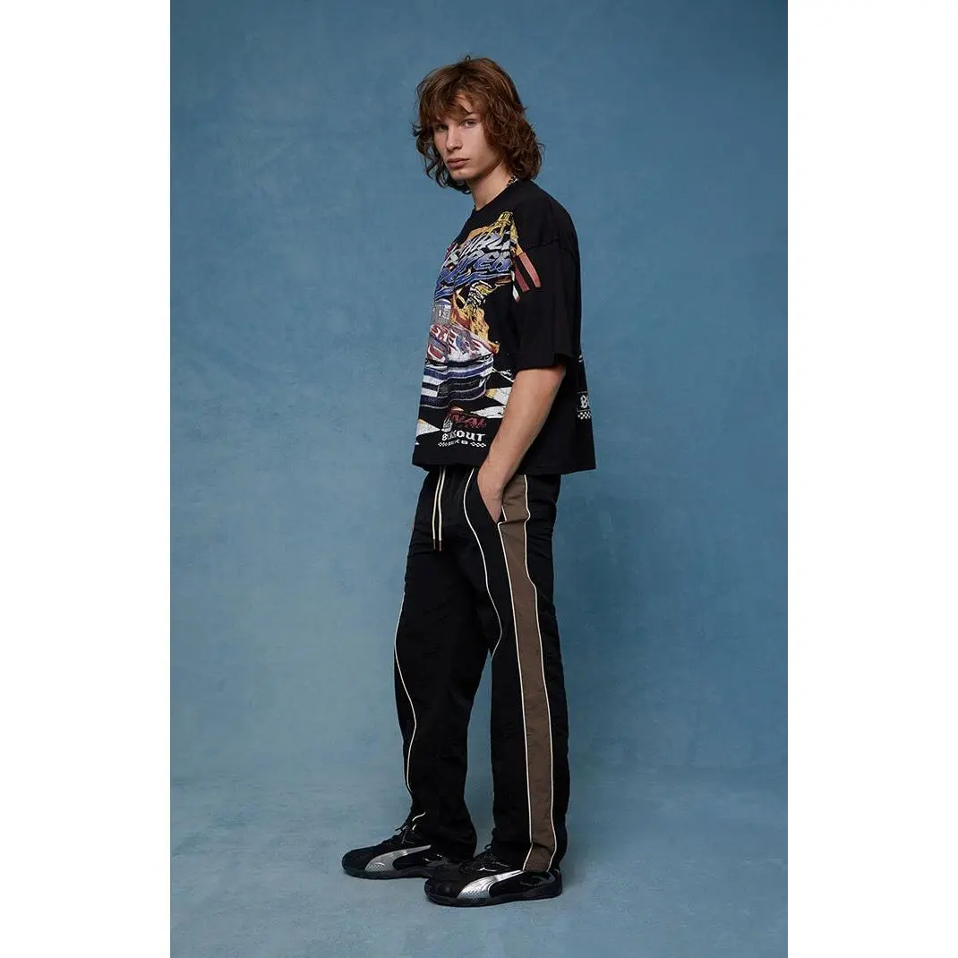 Pacsun Men's BaggyÂ NylonÂ Track Pants