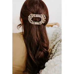 TELETIES - Round Flat Hair Clip