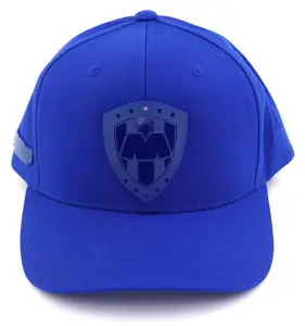 Rayados de Monterrey Hat - Royal Blue Cap with Shield Logo and Stars Design