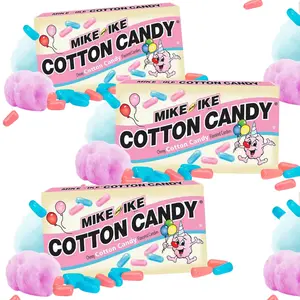 Mike and Ike Chewy Candy Assorted Flavors - 3 Pack (4.25 oz Theater Boxes) – Sour/Bold Fruit Flavor Sweet Snack, Gluten-Free, Fat-Free – Bulk Candy for Movie Nights, Gifts & Vending Bonbon