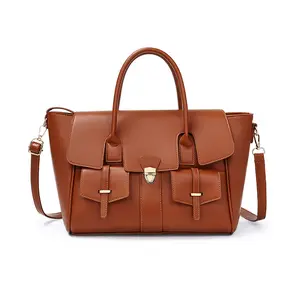 Vintage Handheld Tote Bag, New Large-Capacity Briefcase for Women, Suitable for Business Trips and Commuting