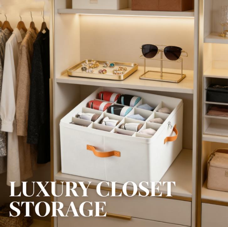 Shoe Rack for Closet, Fits up to 16 Pairs, Shoe Cubby Storage Containers with Side Mesh Pocket and Clear Cover for Bedroom, Walk-in Closet & Under Bed Adjustable Acrylic Straw Holder blade stand cork