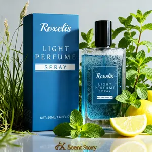 Men's Mint-Lemon Cologne - Mentha Arvensis & Lemon Extracts, Refreshing Daily Scent