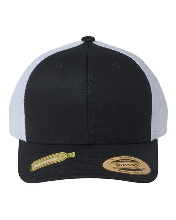 Custom Embroidered - YP Classics - Sustainable Retro Trucker Cap - 6606R