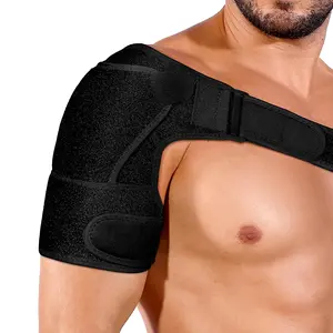 Adjustable shoulder support compression shoulder guard, relieves and stabilizes torn rotator cuff tendons, breathable and sweat-absorbent, suitable for both men and women