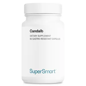 Supersmart - Candalb - with Lactobacillus Acidophilus, Rhamnosus & Inulin - Probiotics & Prebiotics Supplements - Help Balance Intestinal & Intimate Microflora | Non-GMO & Gluten Free - 60 DRCaps