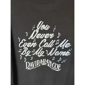 Reprint David Allan Coe R.i.P Sand Collection Unisex All Size Z