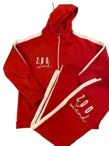 Red & White Deluxe Zooland Tracksuit