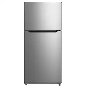 SMAD 13.9 Cu.Ft.Top Freezer Refrigerator Frost Free Fridge Stainless Steel