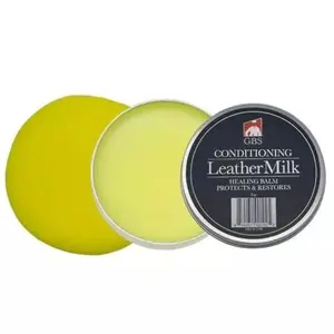 G.B.S Leather Milk Conditioner Honey & Cleaner with Applicator Sponge,Scratch Repair, Healing Balm Heals Restores  Conditions Dry Cracked Scratched Leather boots shoes bags sofa car seats