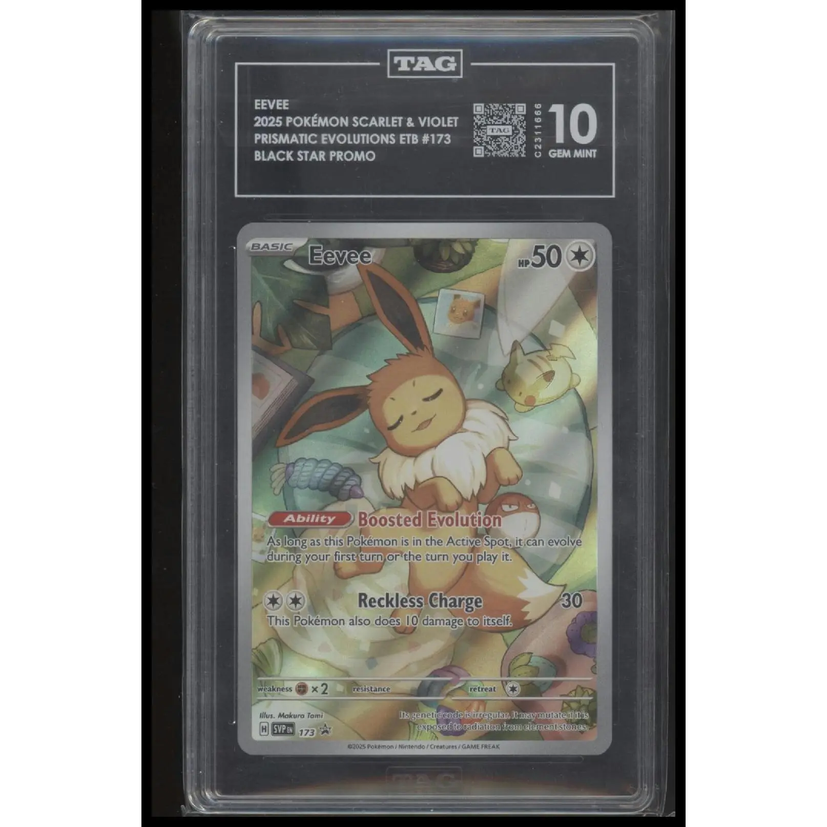 SV: Scarlet & Violet Promo Cards Eevee 10 TAG #173