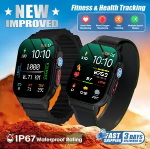 New Touchscreen Smartwatch Bluetooth Calling – 2.02” HD Display, Outdoor Fitness & Health Tracking, SMS Message Reminder, Multi-Sport Wristwatch