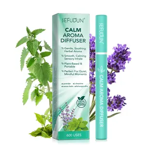 The SEFUDUN Herbal Aromatherapy Pen emits an elegant fragrance that soothes tension, calms restlessness, relieves physical and mental stress, and stabilizes your emotional state. Compact and portable, it’s always within reach, allowing you to find peace a
