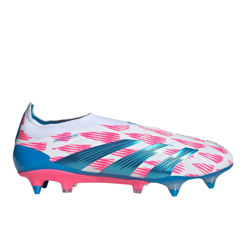 adidas Mens Predator Elite Laceless  Soccer Cleats  - White