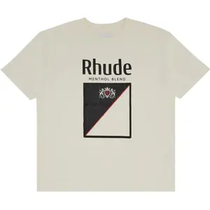 Rhude Collins Fumar T-Shirt Vintage White