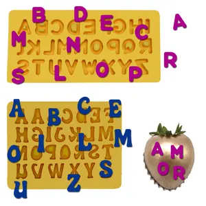 Mini Letter Molds Alphabet Molds 2 pcs