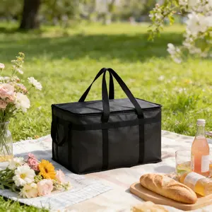 42L Insulated Cooler Bag, Oxford Cloth with Thermal Lining, Soft Sided Cooler