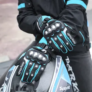 Winter Fleece Lined Motorcycle Riding Gloves for Men and Women, Windproof, Waterproof, Warm, Touchscreen Compatible, Thickened, Cold Proof and Wear-resistant Motorbike Gloves