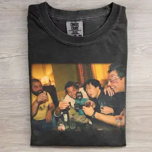 Comfort Colors Vintage Hangover The Wolf Pack Unisex T-shirt, Hangover Funny Meme Movie Tee, Gift For Boyfriend Gift For Girlfriend Menswear Top Crewneck Streetwear Womenswear