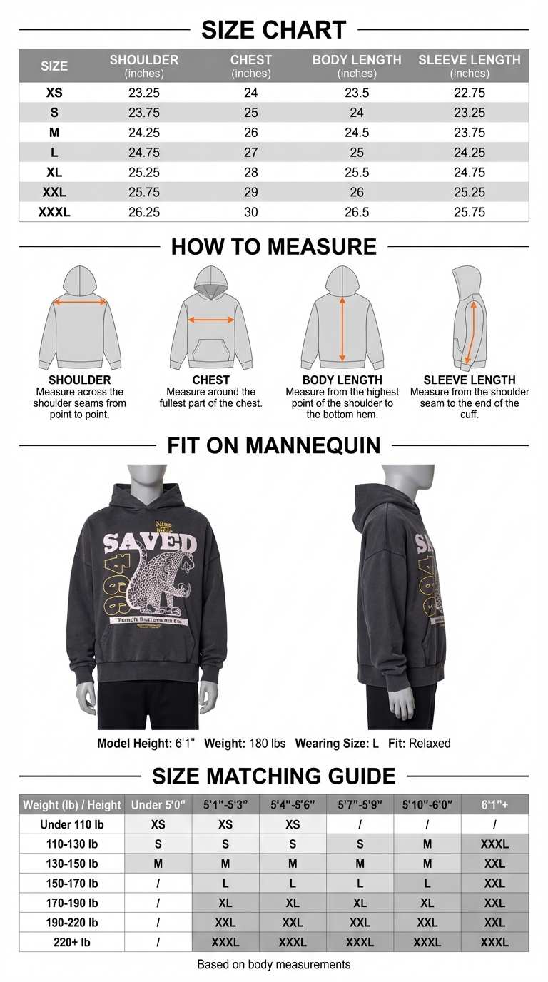 mnml Saved Printed Hoodie - Washed Black