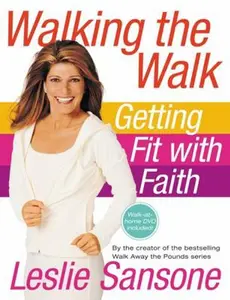 USED Book - Walking the Walk (W/DVD): Getting Fit with Faith [With DVD] by Sansone, Leslie (Hardcover) - english
