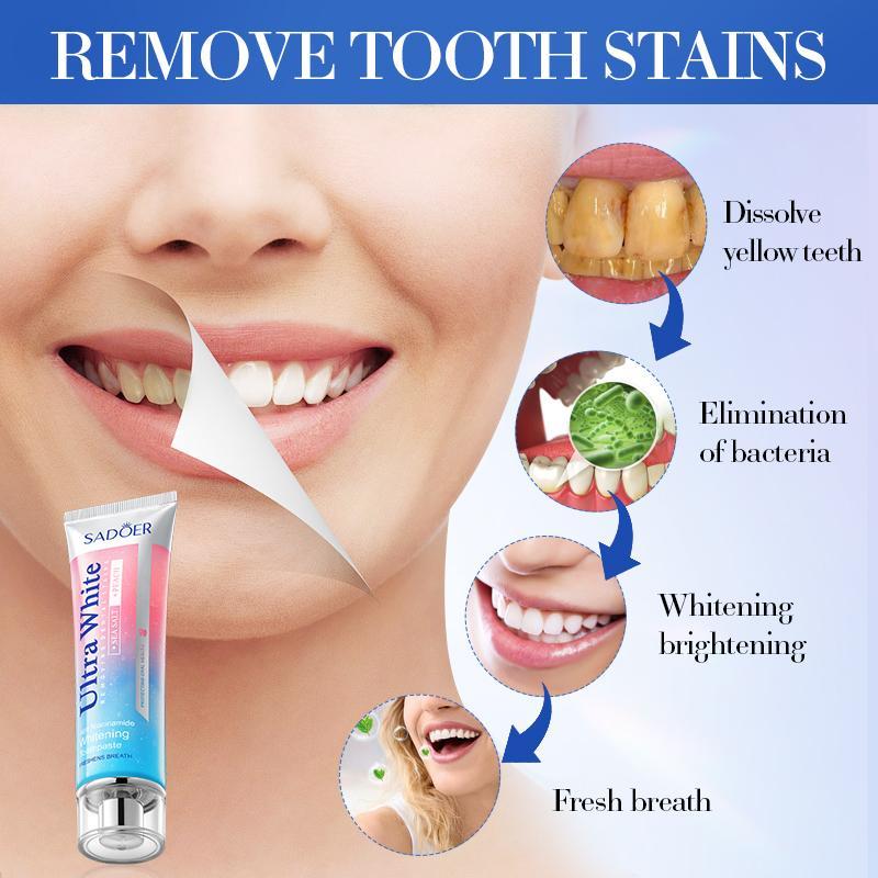 Niacinamide-Infused Peach Sea Salt Toothpaste, Mild Natural Formula with Juicy Peach Flavor, SLS-Free & Non-Irritating, Protects Enamel, Ideal for Sensitive Gums and Daily Gentle Cleansing