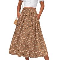 White Flower Pink Print