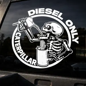 Caterpillar Diesel Only vinyl decal