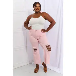 Miley Distressed Ankle Flare Jeans Miley Distressed Ankle Flare Jeans