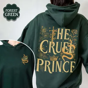 The Cruel Prince Sweatshirt, the Folk of the Air Shirt, Cardan Greenbriar Shirt, Jude and Cardan Shirt, Bookish Gift, Cruel Prince Hoodie