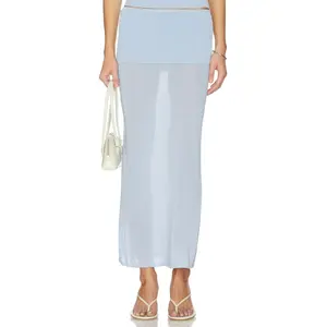 Geel x REVOLVE Danni Skirt in Chambray