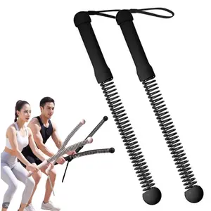 Weighted Cordless Battle Ropes, Quiet Ropeless Training Rope Fitness Equipment for Home Gym, Portable Exercise Battle Rope for Women & Men, Indoor & Outdoor Workouts, Stretch Rope