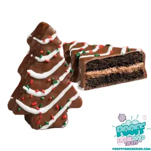 Freeze Dried Chocolate Christmas Tree Cake