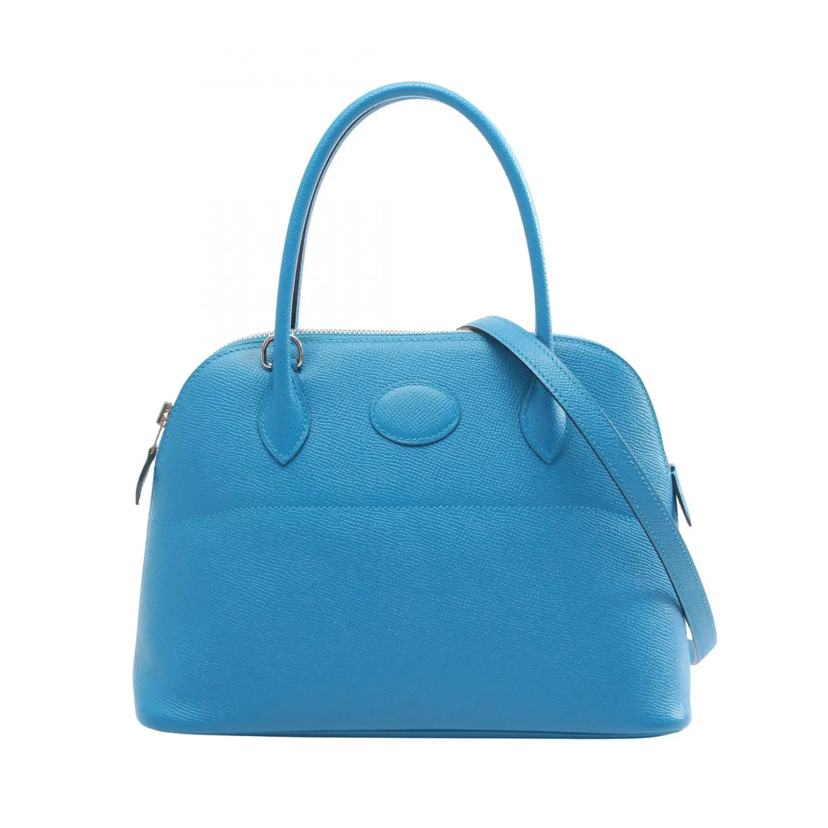 Pre-owned HERMÈS Calfskin Shoulder Bags Hermes Bolide27 Vau Epsom Leather Handbag