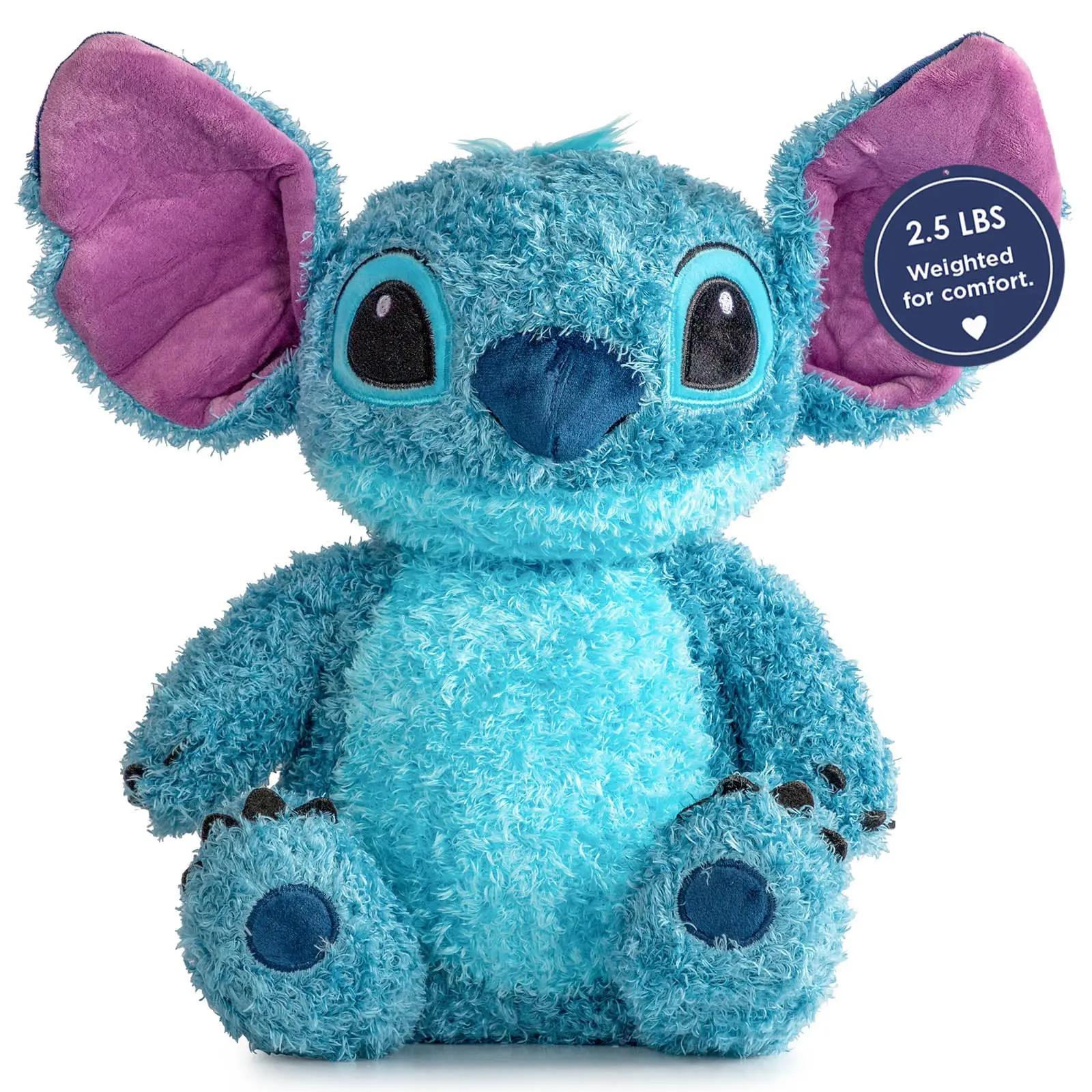 Official Disney Jay Franco Fuzzy Weighted Pillow Buddy Stitch, Olaf