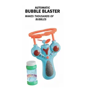 Automatic Bubble Blaster Toy with Bubble Tray Small and Jumbo Nozzles