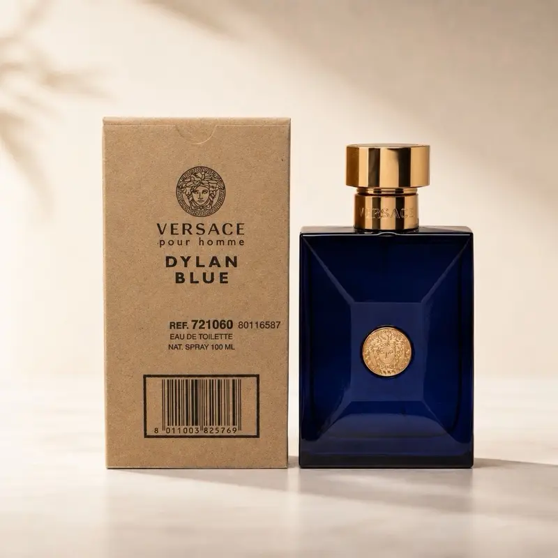 Versace Pour Homme Dylan Blue for Men 3.4 oz Eau de Toilette Spray Tester For Men Versace Pour Homme Dylan Blue for Men 3.4 oz Eau de Toilette Spray Tester For Men