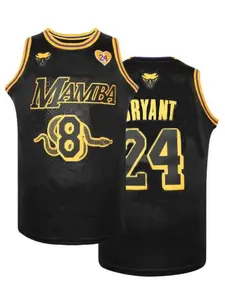 Men's Print Basketball Jersey, Number 24 Design, Breathable Sleeveless Sportswear, Ideal for Training, Games, and Parties