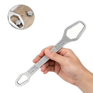 Multifunctional double-headed wrench , 8-24mm  cross-shaped wrench, double-headed self-tightening wrench