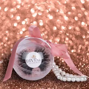 Eternity Mink Lashes - Luxurious Vegan Faux Mink Lashes MC20, 22mm Black, Reusable up to 25x, Soft & Fluffy Band, Cruelty-Free, Lightweight & Comfortable, 100% Handmade Eyelashes -Luxury