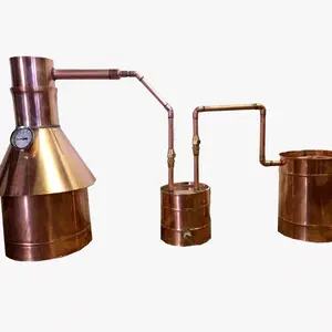Copper Moonshine Still for Making Liquor at Home . Durable-craft distillation unit complete Copper Distillation unit