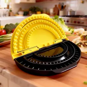 3 in 1 Tortilla Sealer(10+8+6 Inch) Crimper & Empanada Maker Press – Make Tortillas, Dumplings & More with Easy-Clean Food-Grade Tool