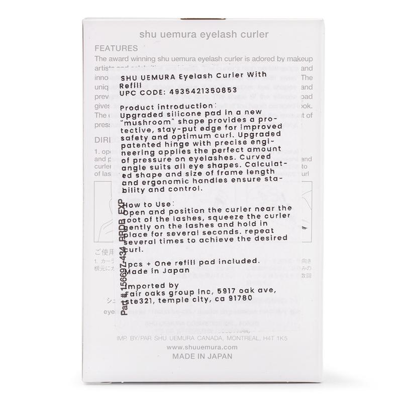 SHU UEMURA Eyelash Curler with One Silicone Refill Pad 1 count