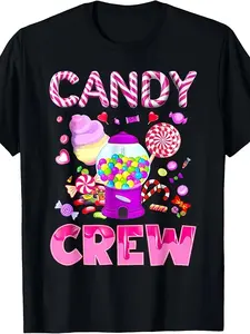 Funny Candy Crew Candy Costume Women Candy T-Shirt